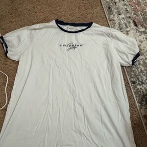 Seek Discomfort Light Blue Short Sleeve Tee